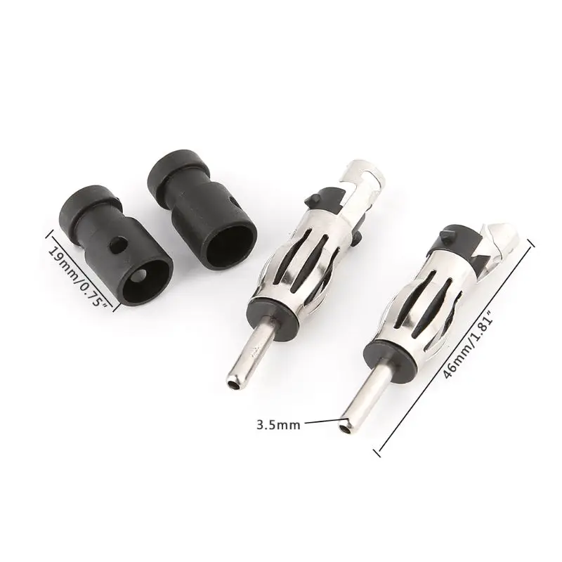 5pcs Car Radio Male Aerial Antenna Plug Adapter Plastic Handle Connector