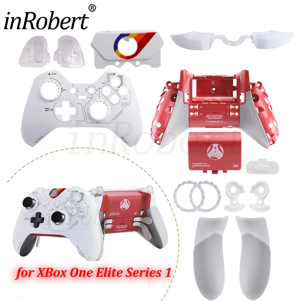 For XBox One Elite Series 1 Controller Star Replacement Housing Shell back Case Faceplate Cover Repair Part Accessories LTRT