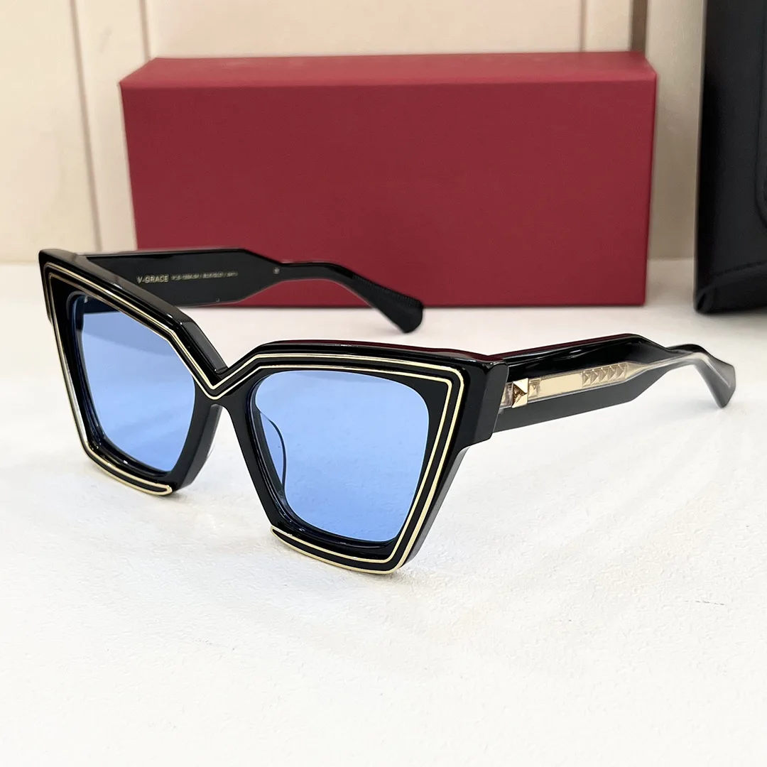 Fashionable European American TOP Quality UV Protection Resort Stylish Lady Butterfly Sunglasses Light Luxury Party Wear