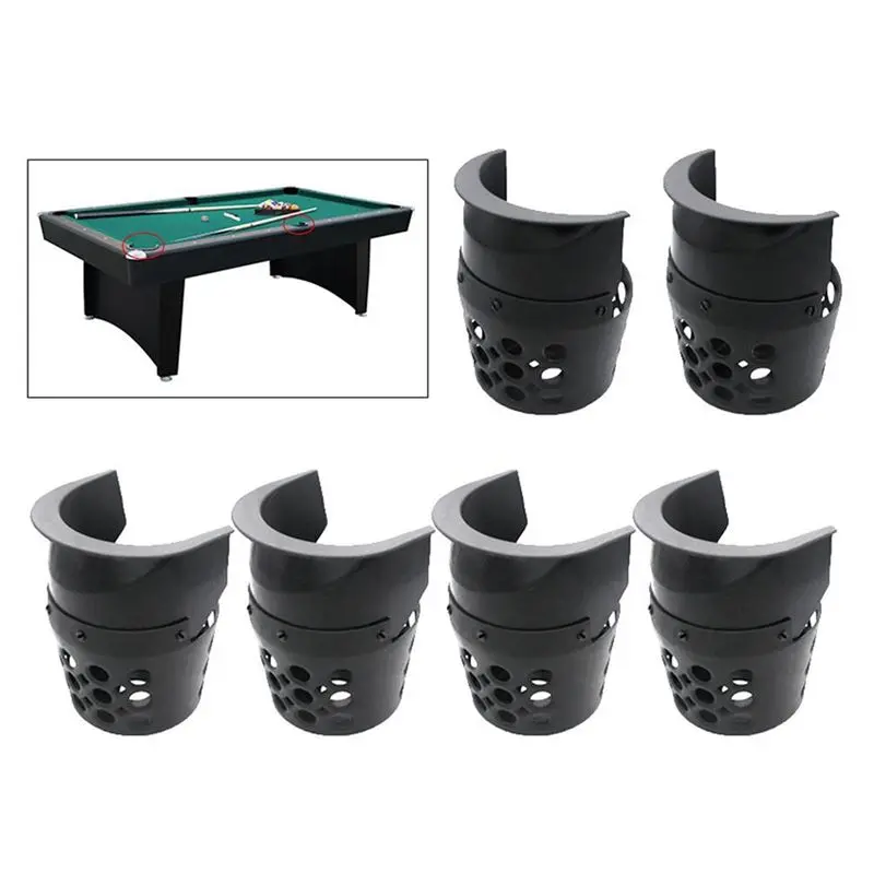 

Бюджетные и прочные карманы для шаров (6 шт.) для бильярдного стола: компактный дизайн, экономия места, аксессуары для бильярда