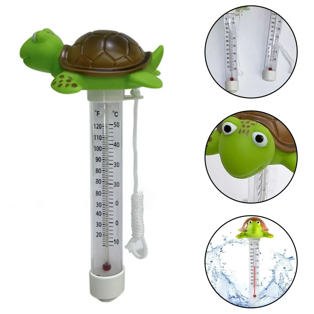 

Large Display Floating Pool Thermometer Product Name Pool Floating Thermometer Turtle Shaped Waterproof Design Easy To Use