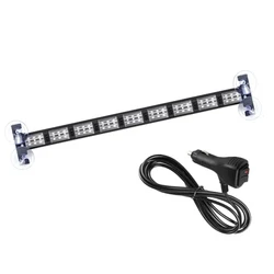 54 LED Strobe Lights Bar For Most 12-24 V DC Cars, Trucks, and Snowploughs Amber, White Light