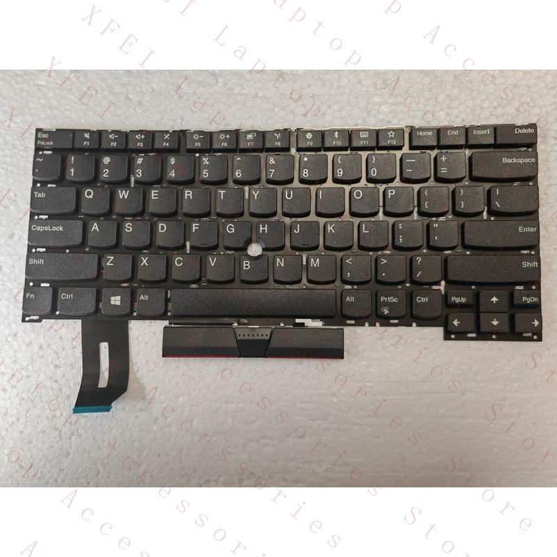 D  US OEM Keyboard for Lenovo ThinkPad T490S T495S P1 X1 Extreme Gen1 Gen2 no point