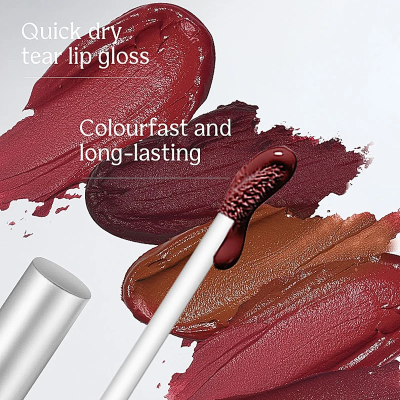 Matita labbra idratante Colorazione Velluto opaco Lucidalabbra Liquif impermeabile Smalto labbra Naturale a lunga durata Alta tinta Rosso