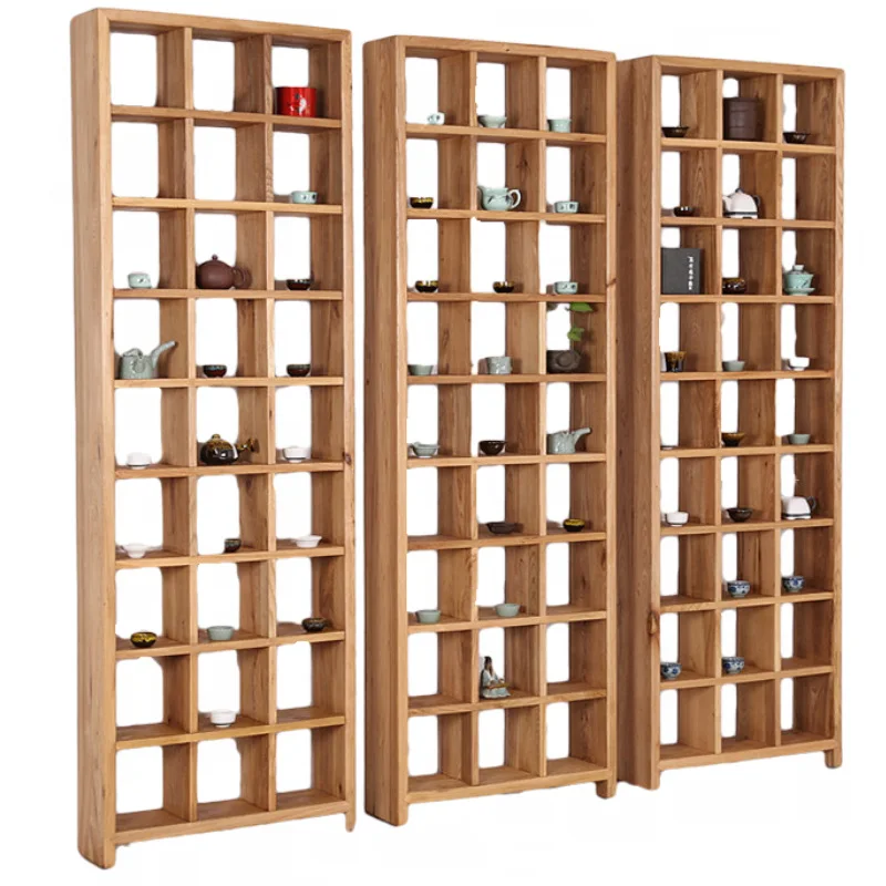 LTT Chinese Zen Bogu frame Duobao Pavilion tea room solid wood furniture storage rack