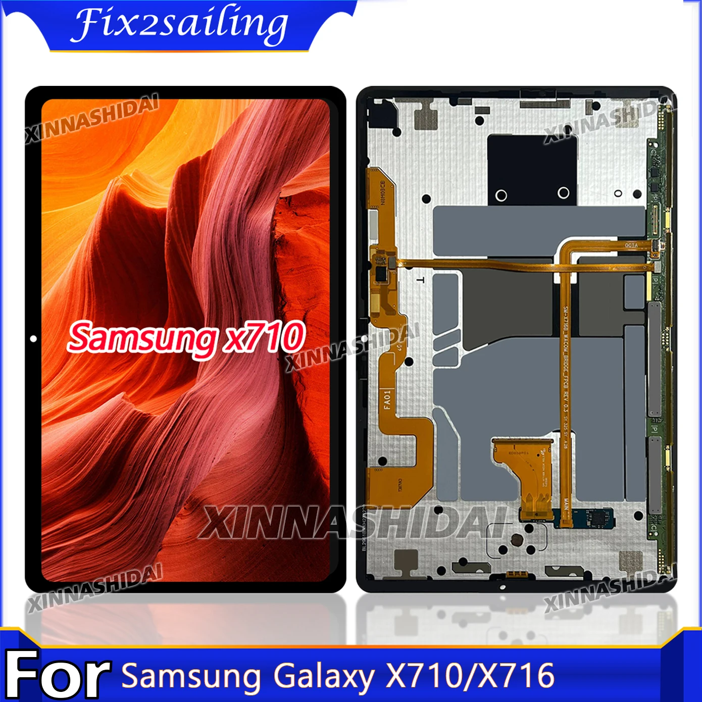 New LCD Display For Samsung Galaxy Tab X710 X716 Lcd Touch Screen Digitizer Sensor Assembly Panel Replacement Parts