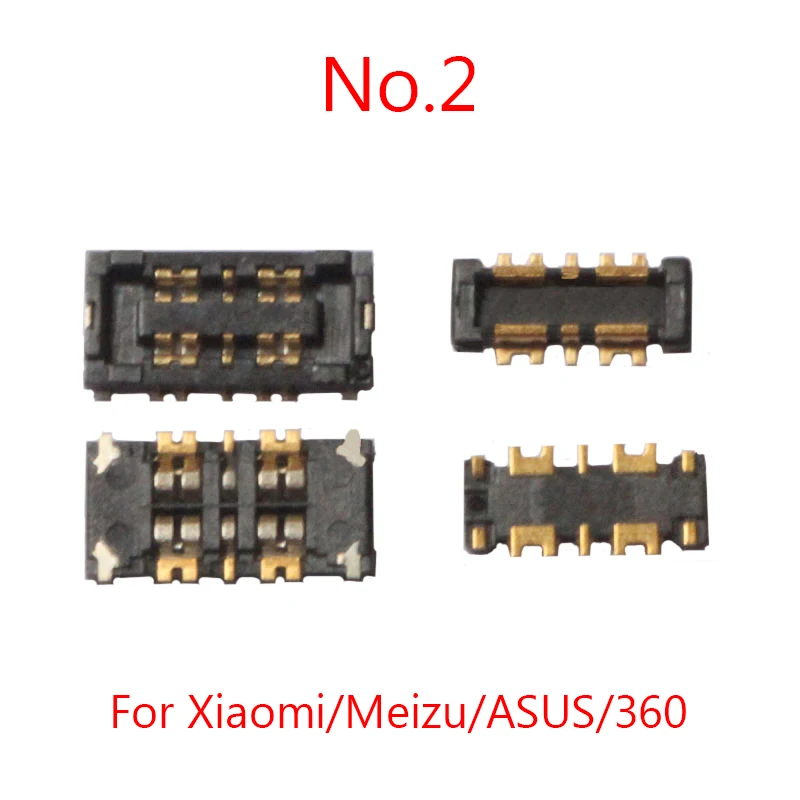 10PCS FPC Connector Battery On Board For HUAWEI Honor Xiaomi Redmi Meizu OPPO VIVO Lenovo Samsung Sony ASUS LG Pixel Clip Holder