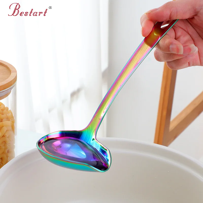 LMM stainless steel small juice shell dining table common spoon hotel duck shell