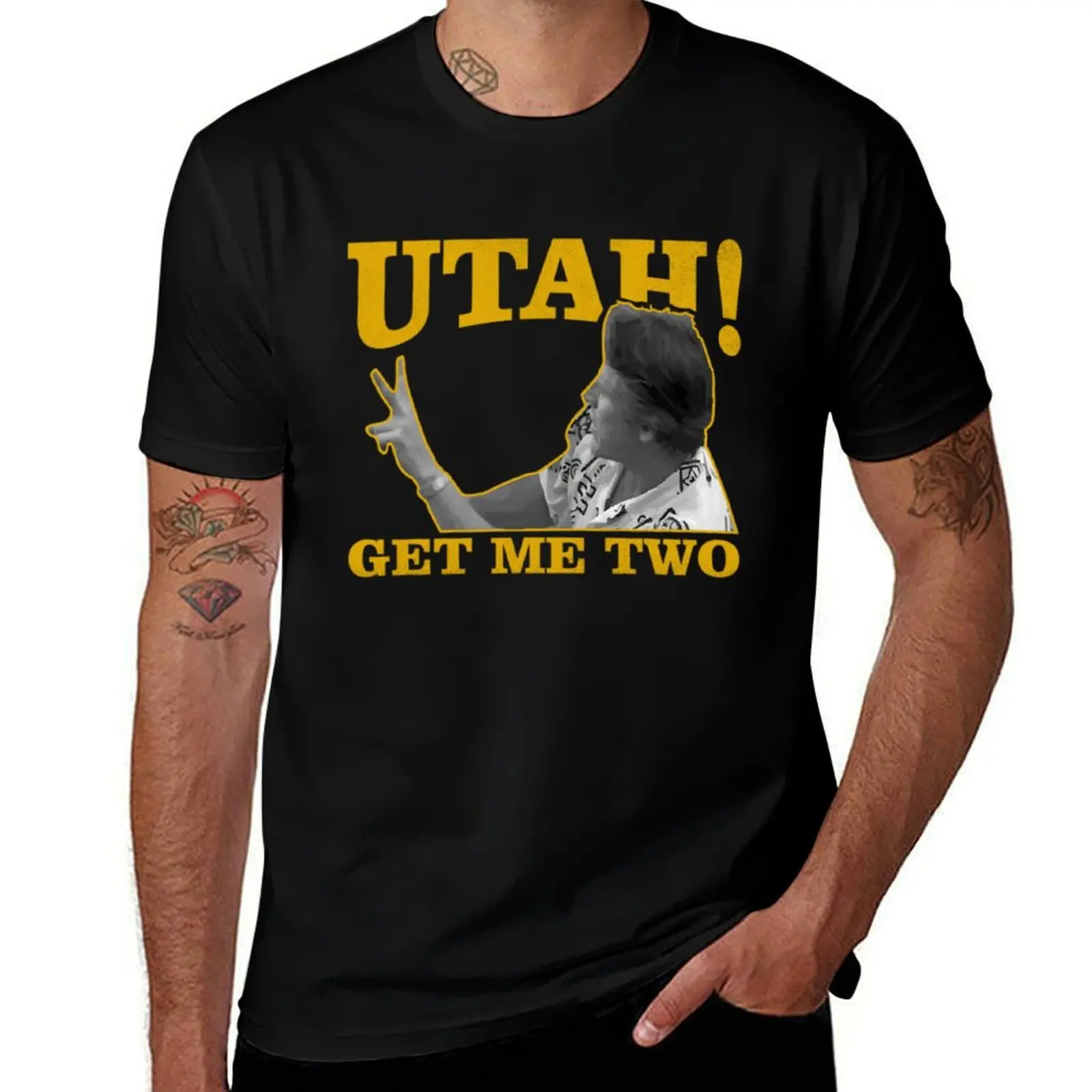 Футболка Utah Get Me Two - Point Break с простым линейным принтом