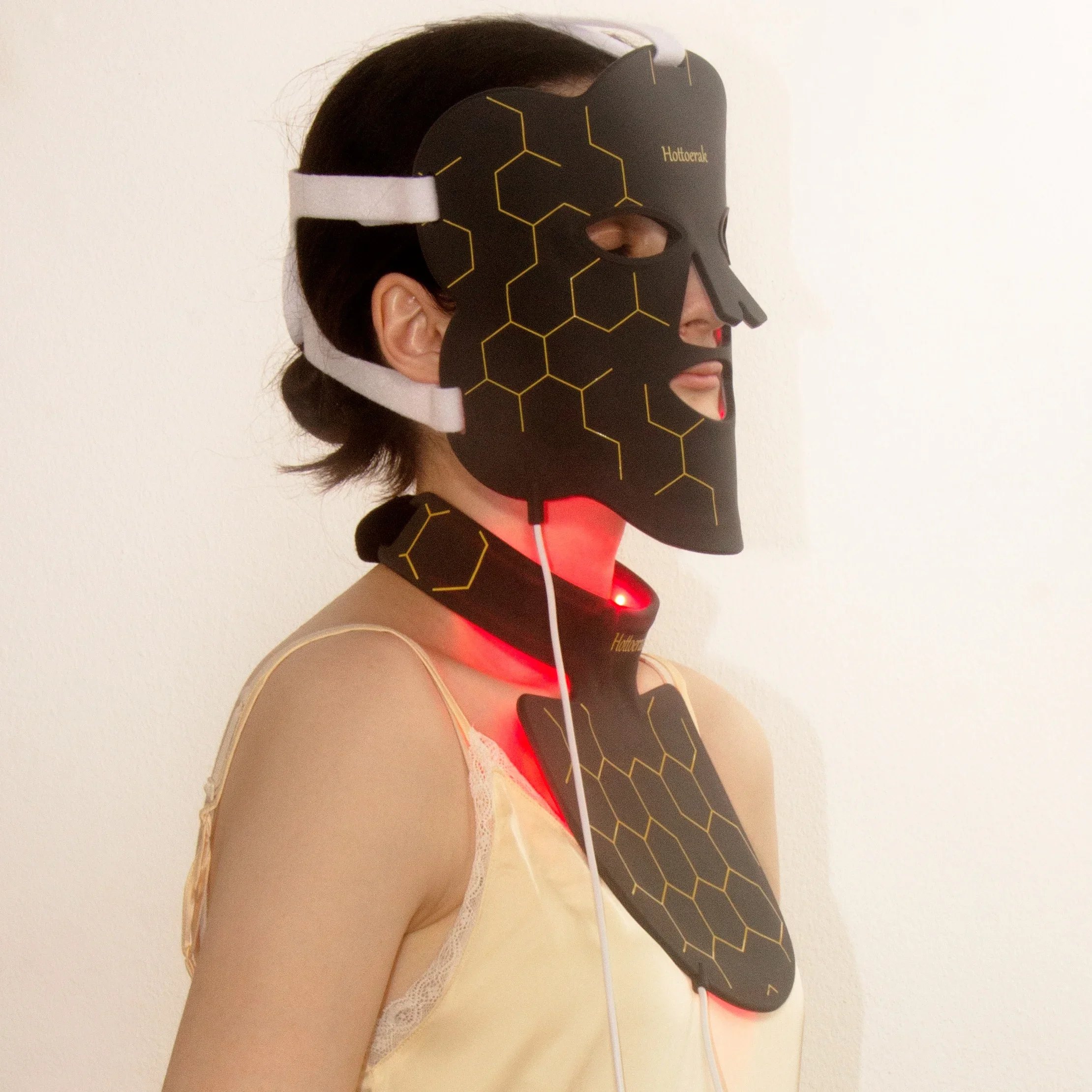 

New Trending Acne Treatment Facial Skin Care Neck LED Photon Therapy Flexible Silicone Red Light Therapy Mask
