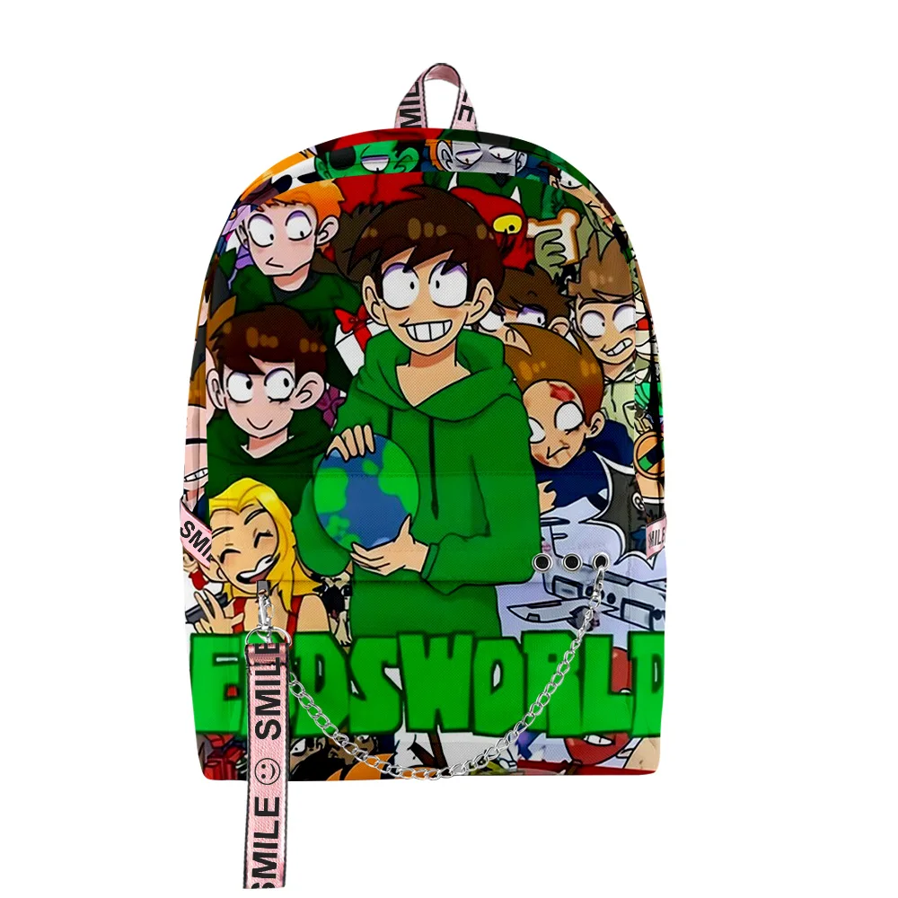 Harajuku Novelty Cool eddsworld Student School Bags Unisex 3D Print Oxford Waterproof Notebook multifunction Travel Backpacks