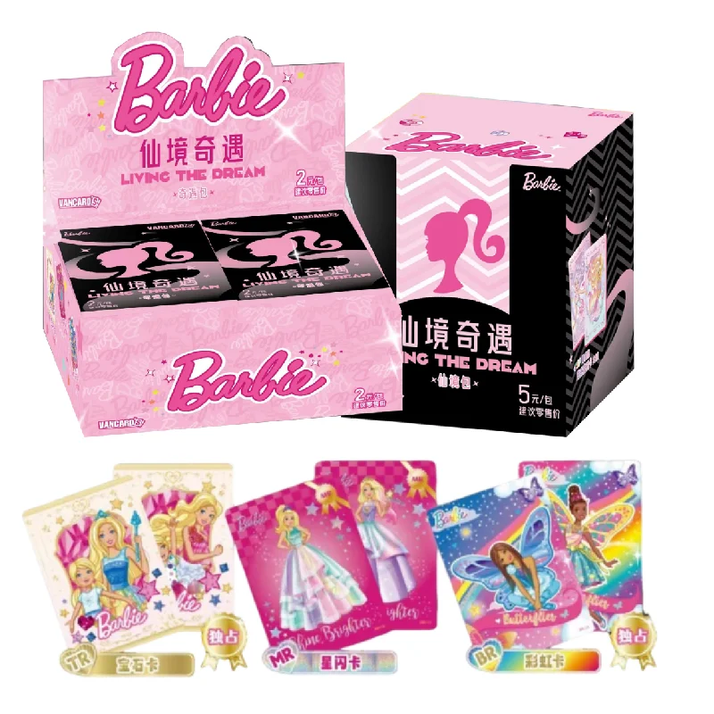 Echte Vancard Barbie Sammelkarten Serie 3 Barbie Peripheral Deluxe Sammelkarten Spielzeugkarten Geschenk für Mädchen