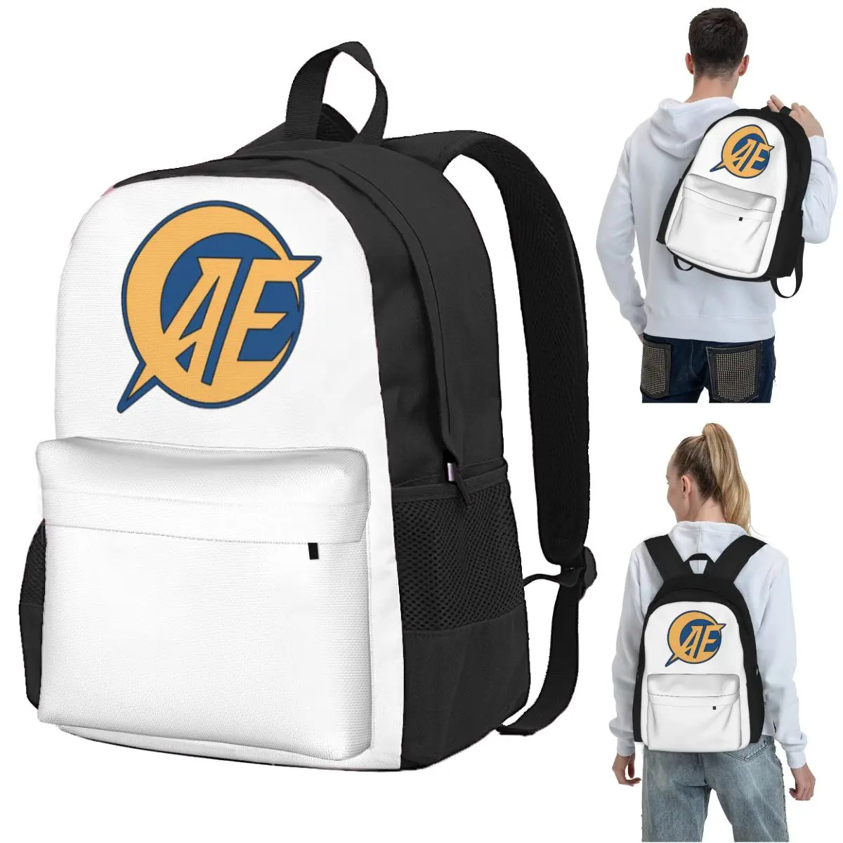 

Anaheim Electronics - Main Logo Backpack Student BookBag Children School Bag Laptop Shoulder Bags for Boys Girls
