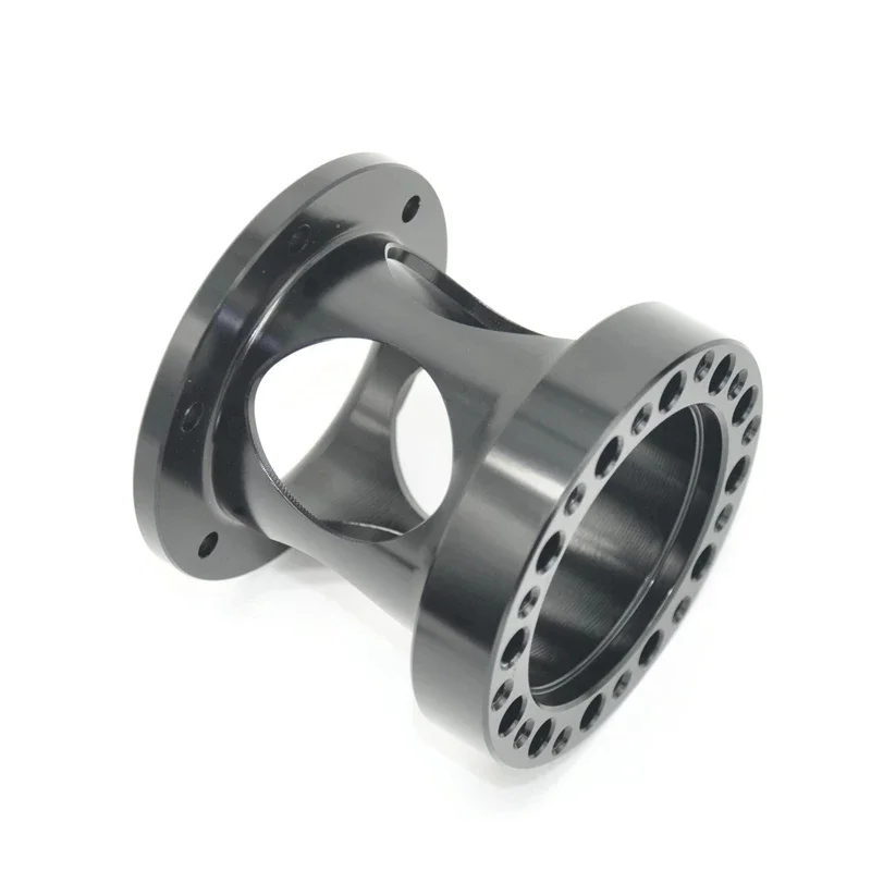 Espaciador de cubo de volante Universal, Kit de espaciador de adaptador negro, modelado hueco, 51mm, 76mm, 2022mm, novedad de 101