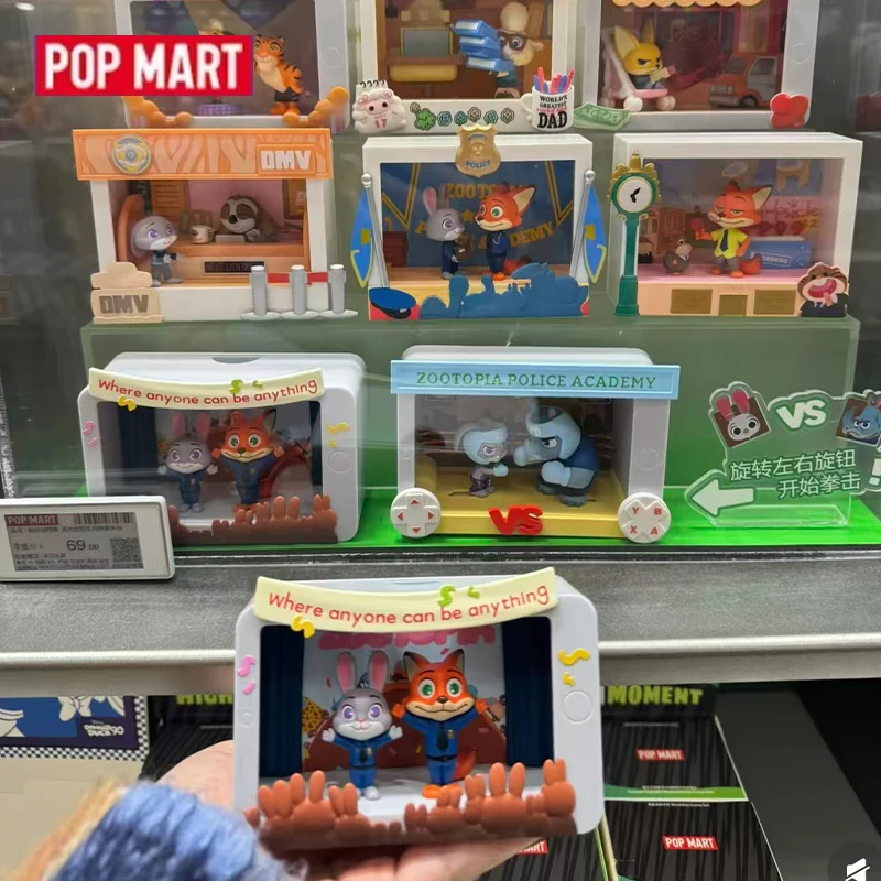 POP MART Zootopia Highlight Moment Series Genuine Blind Box Mystery Box Guess Bag Toys Doll Cute Anime Figure Desktop