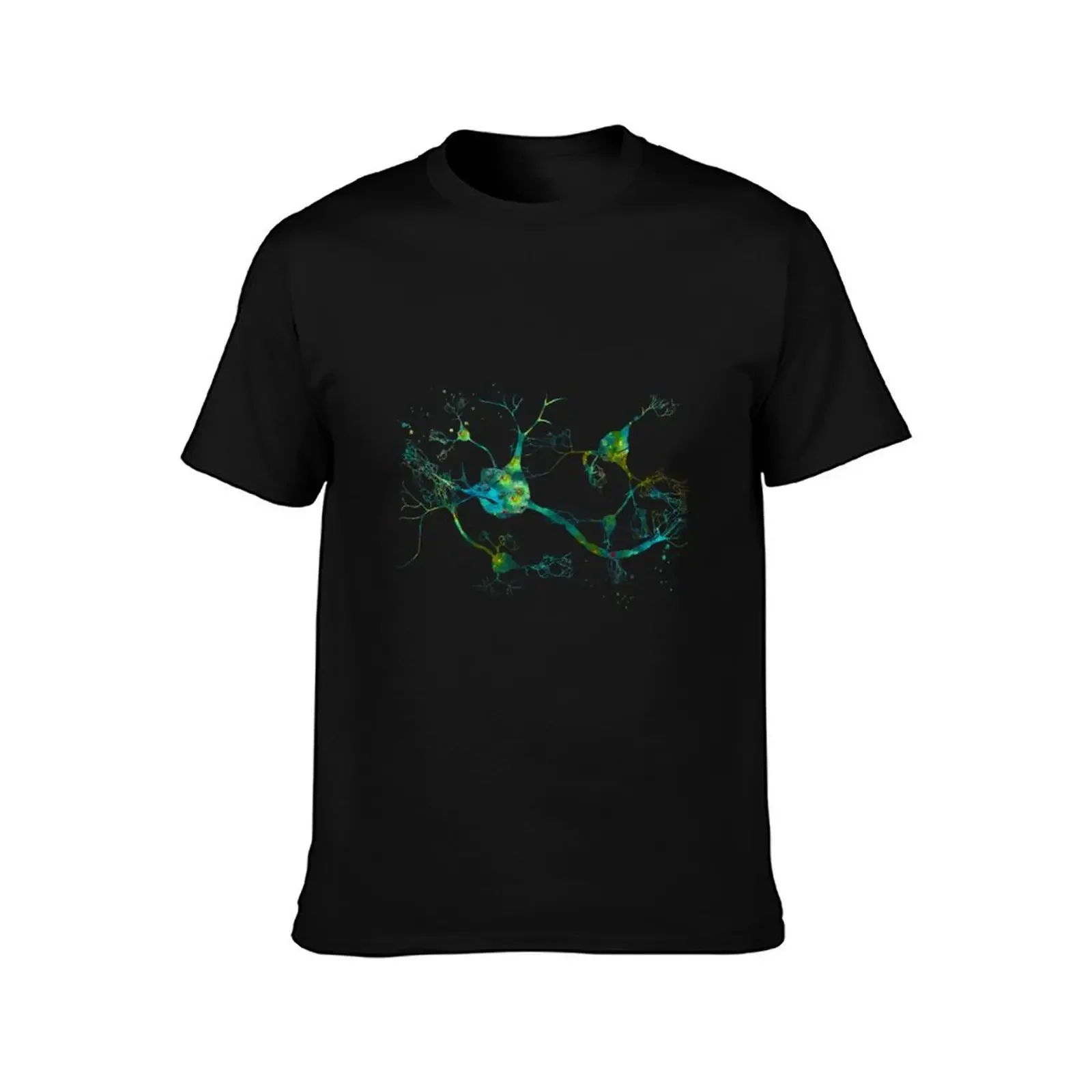 Neurotransmitters Neuron Synapse T-Shirt anime tshirt kawaii clothes cute tops graphic t shirt vintage t shirts men