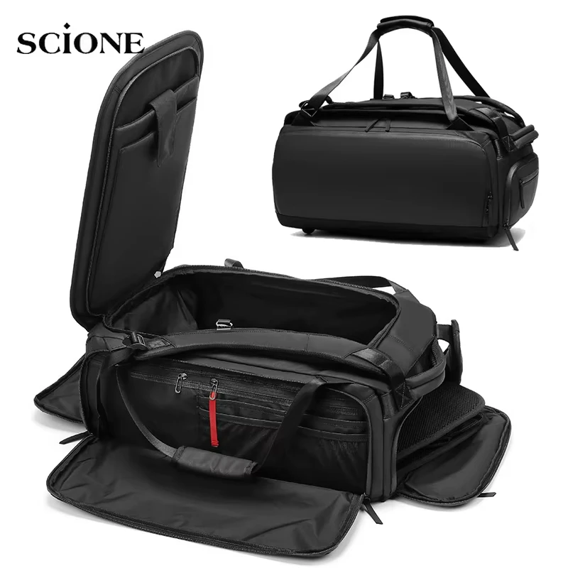 

Outdoor Multifunctional Travel Backpack with Dry Wet Separation Independent Shoe Pocket Sports Fitness Gym Bag Commuting Handbag