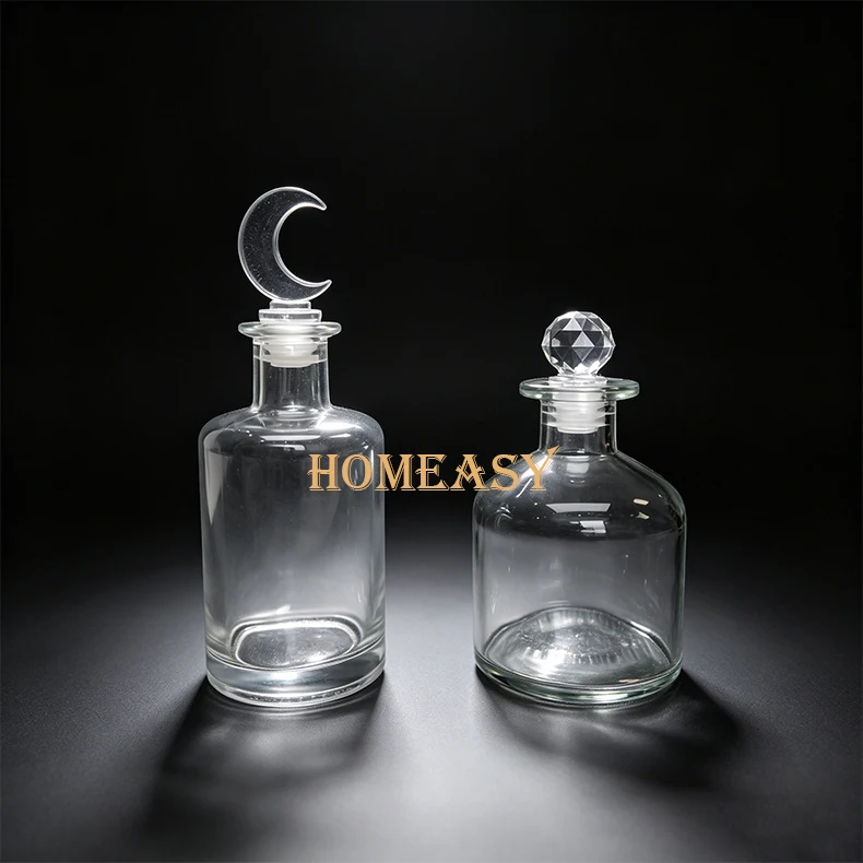5Pcs Glass Bottle Stopper, 12 Shapes Plastic Sealing Plugs, Reusable Aroma Diffuser Bottle Plugs, Home Aromatherapy Accessories