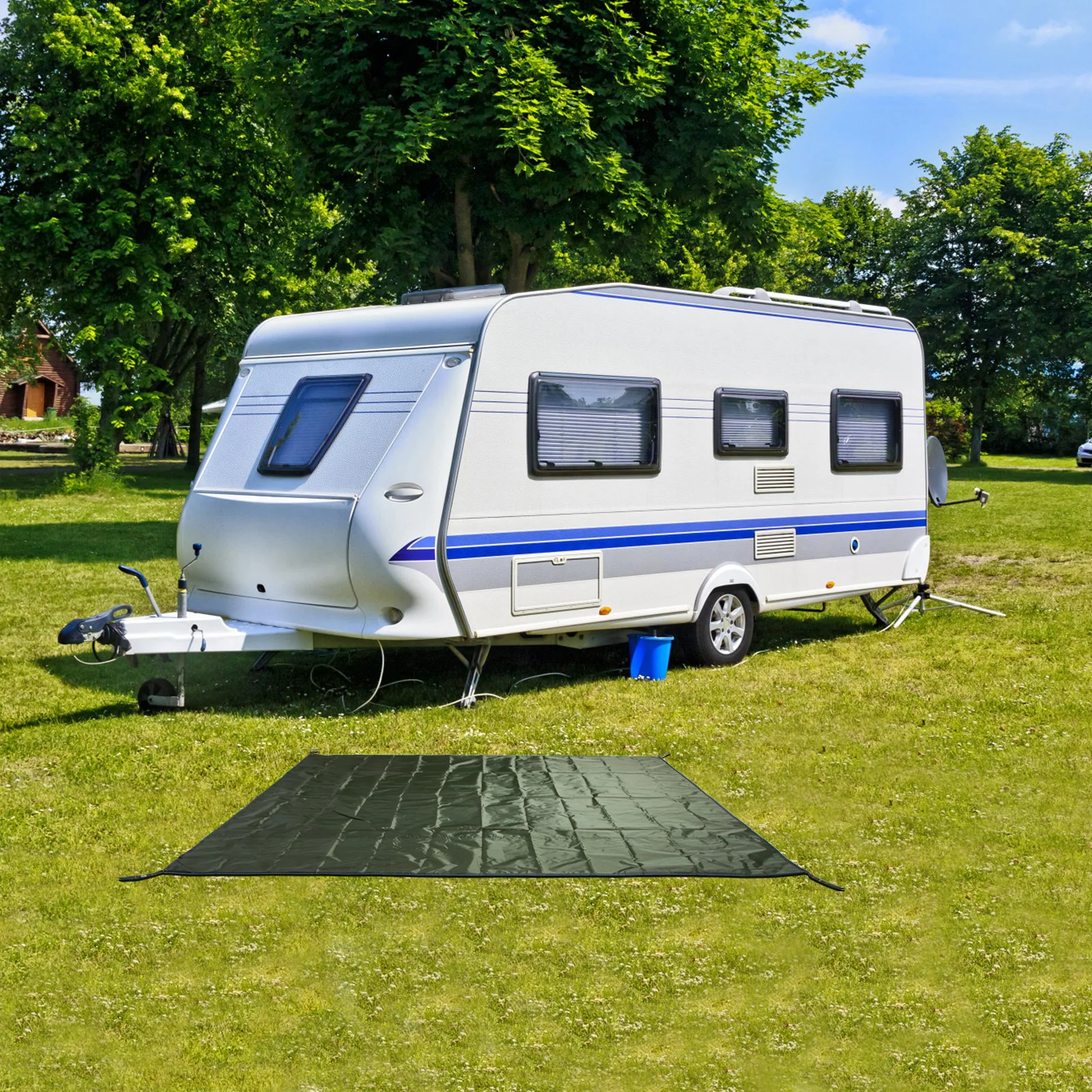 

Waterproof Ground Mat Durable Camping Tent Cushion Wear-Resistant Folding Picnic Ground Cloth Outdoor Tarp Wear-Resist Tent Tarp