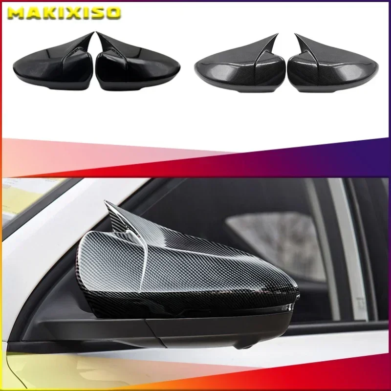 For Third-Generation Mg 6 2017-2020 Rear View Mirror Cover Ox Horn Style Mg6 Car Accessories