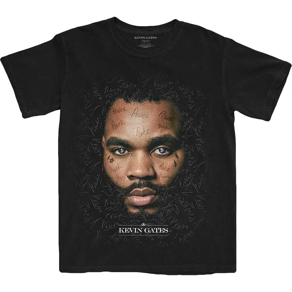 

Men's Kevin Gates Jumbo Power Slim Fit T shirt XX Large Black