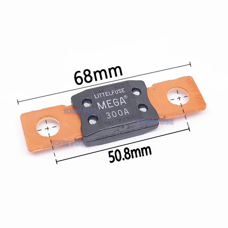 

Littelfuse 0298/MEGA/298 Series Bolt-on Blade Fuse 300A 350A 32V 0298300.ZXH 0298350.ZXH High Current Automotive Flat Type Fuse