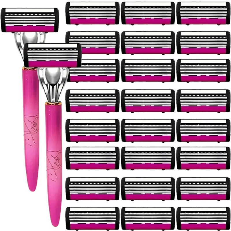 Afeitadora para hombres, herramientas de peluquero, maquinilla de afeitar para el vello Facial, cuchillas de 7 capas, cuchillo de afeitar antiguo de alta calidad con cabezal de repuesto