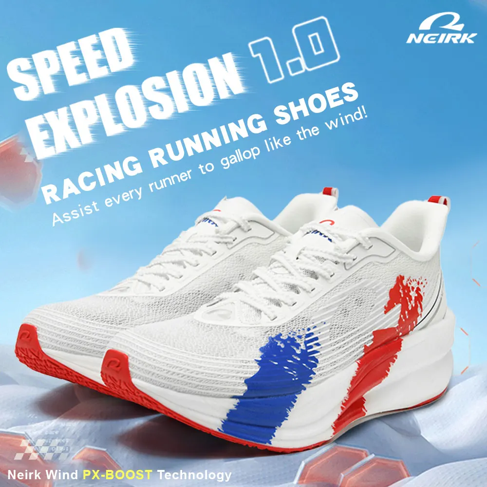 Neirk 1.0 Full length Nylon Carbon Board Running Shoes Marathon Sports Shoes Men's And Women's Shoes Track and Field Shoes