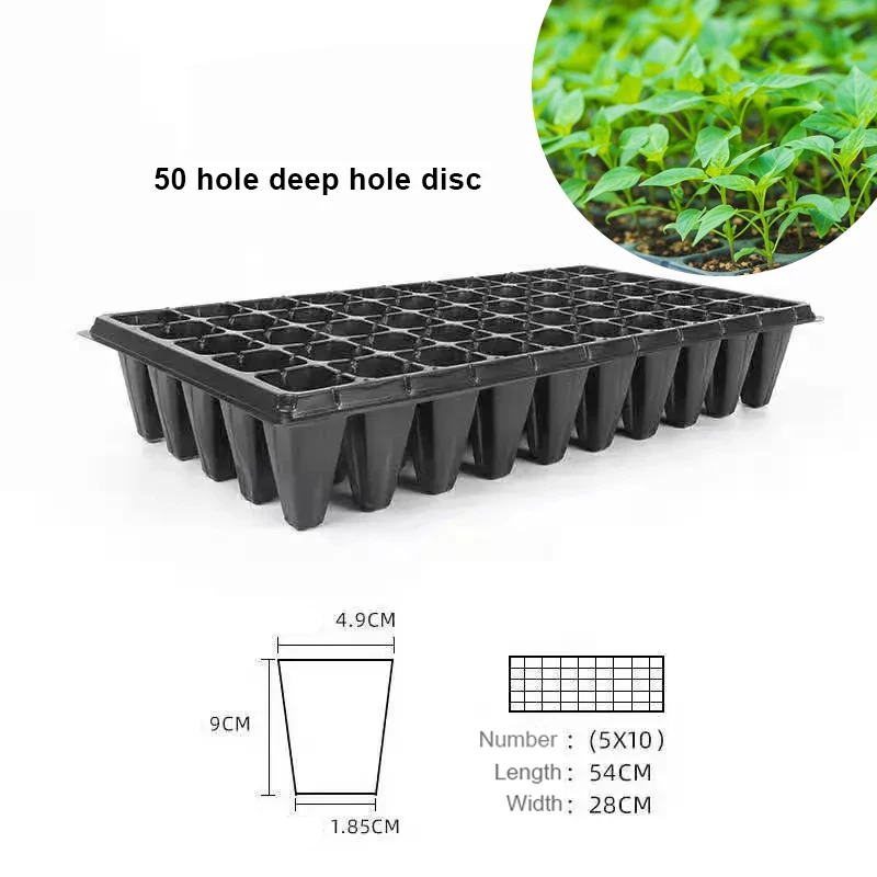 

Deepen Holes Seedling Tray Planter Nursery Grow Box Seed Germination Propagation Vegetable Garden Pots Durable 32/50 Holes