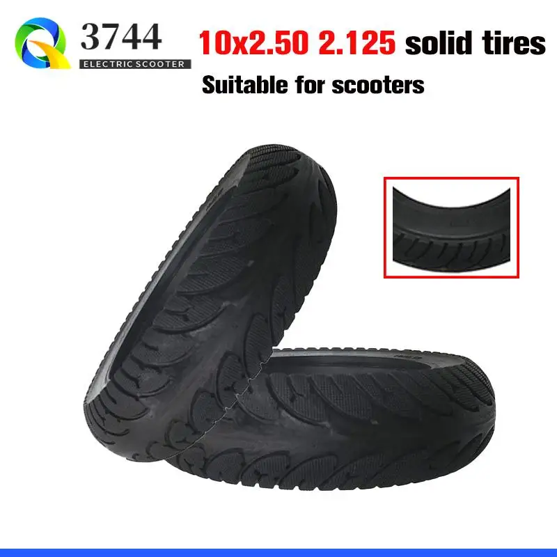 

Electric Scooter 10 Inch Tire 10x2.50/10x2.125 Solid Tube Non-pneumatic Tires