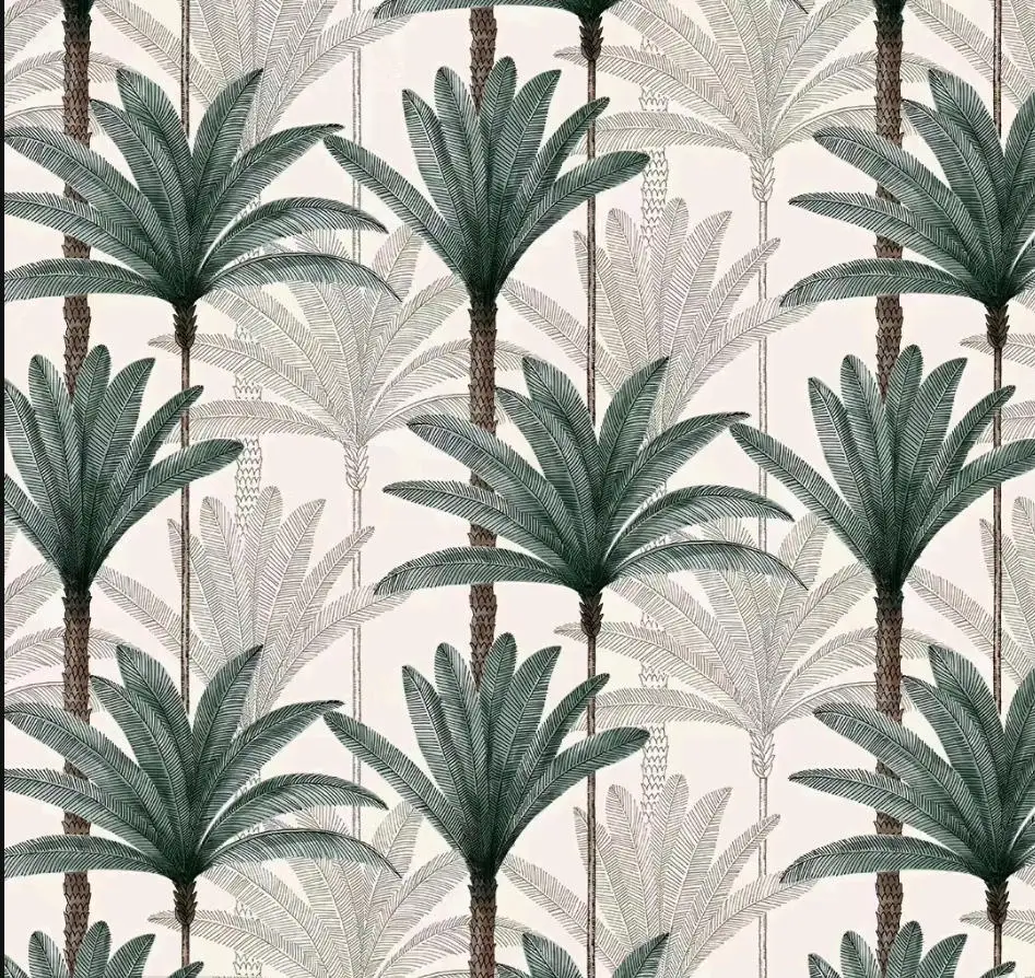Customized Size Mural Nostalgic Rainforest Plants 3D Wallpaper Painting Home Decoration Colorful Painting Forest Wall wallpaper