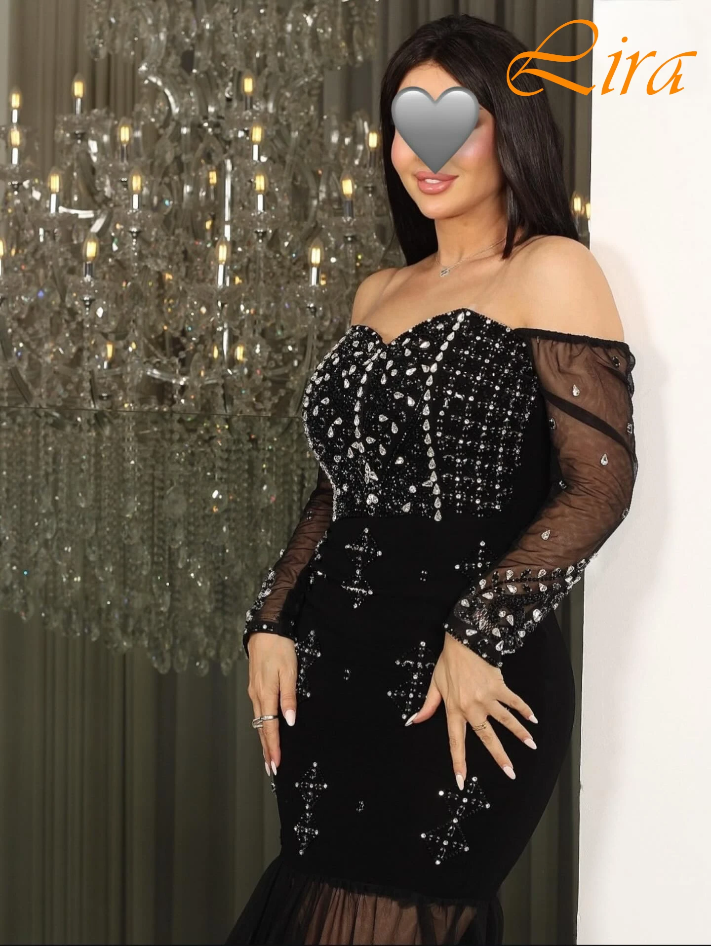 Customized Mermaid Boat Neck Cap Sleeve Elegant Evening Dress Classic Delicate Celebrity Gowns Fashion High Quality Party Dress