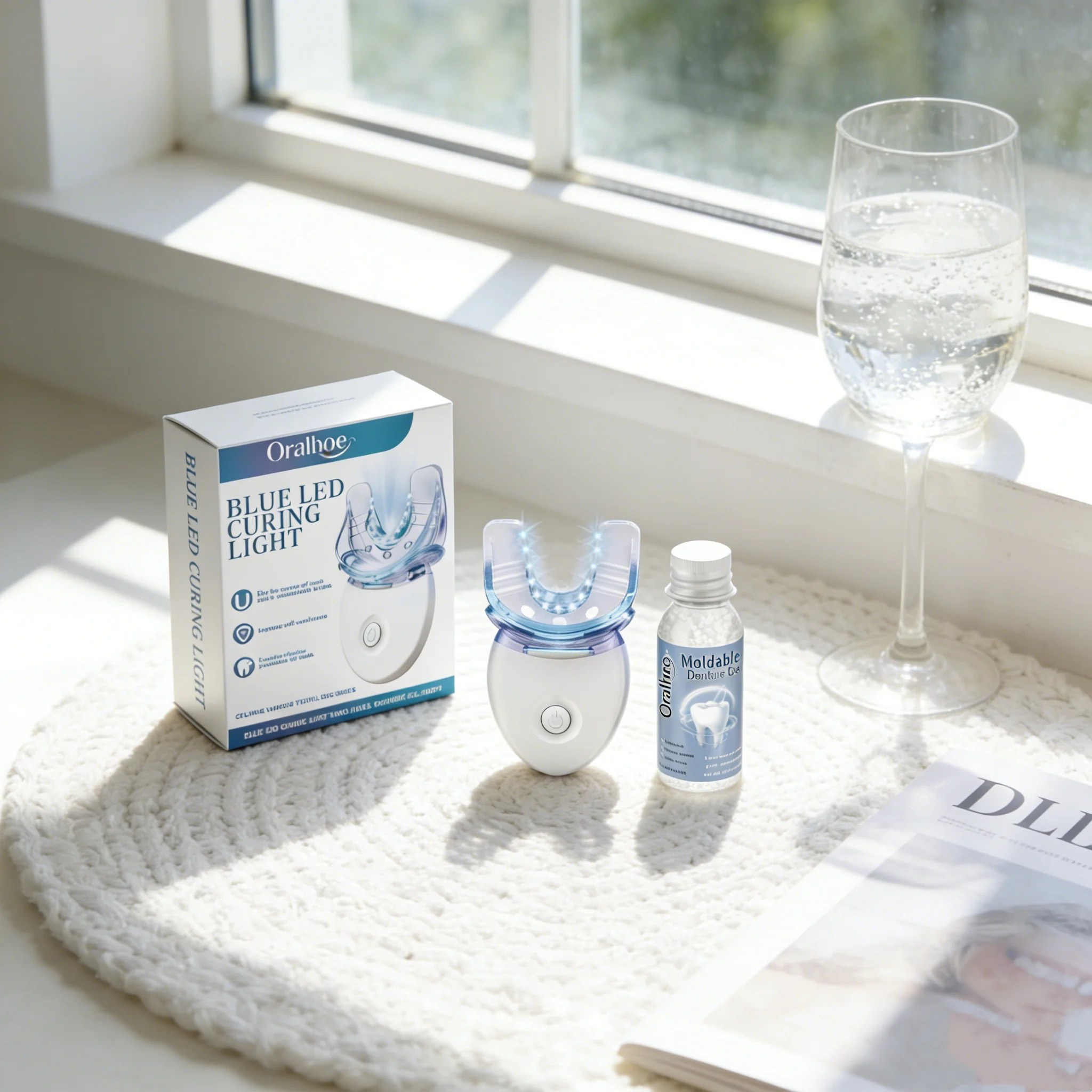 Kit de Cuidados Dentários Oral - Teeth Whitening Uv Light avaliação e preço