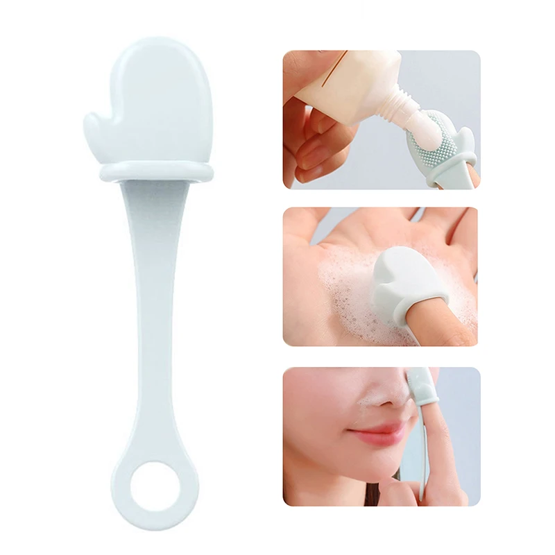 Silicone Nose Brush Facial Pore Cleaner Portable Blackhead Massage Brushes Beauty Cleaning Tool Facial Nasal Scrub