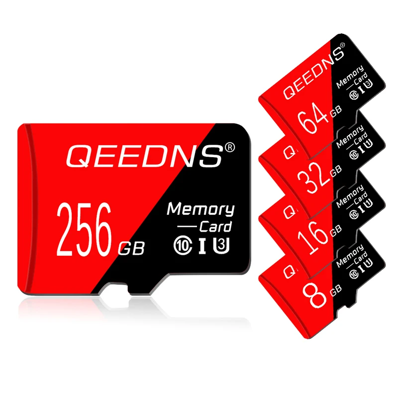 Carte mémoire Mini SD haute vitesse, carte TF, adaptateur gratuit, 128 Go, irritation, 10 U3, 256 Go, 512 Go, Flash, 8 Go, 16 Go, 32 Go, 64 Go