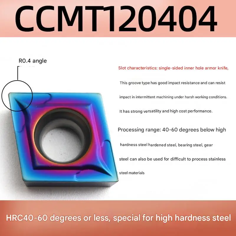 Diamond CNC blade ccmt09t304/1204 stainless steel ceramic boring blade 060204 inner hole knife Router Cutter Milling Cutter
