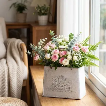 Vintage Handbag Flower Pot 4