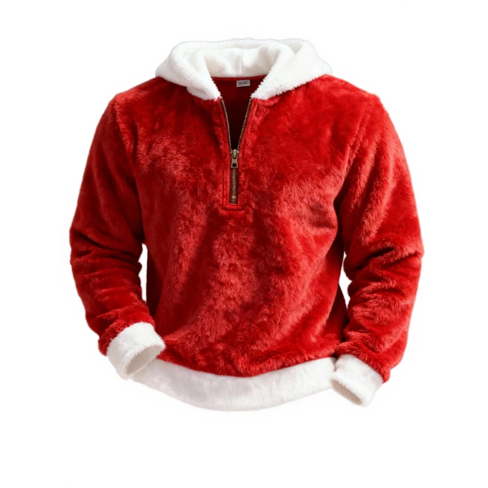 

Женские топы с длинными рукавами, повседневные однотонные повседневные топы, модные красные осенние и зимние теплые полуоткрытые молнии