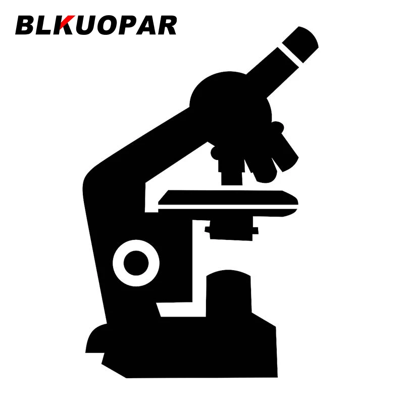 

BLKUOPAR For Microscope Silhouette Car Stickers Personality Decals Car Accessories Campervan Skateboard Waterproof DIY Goods