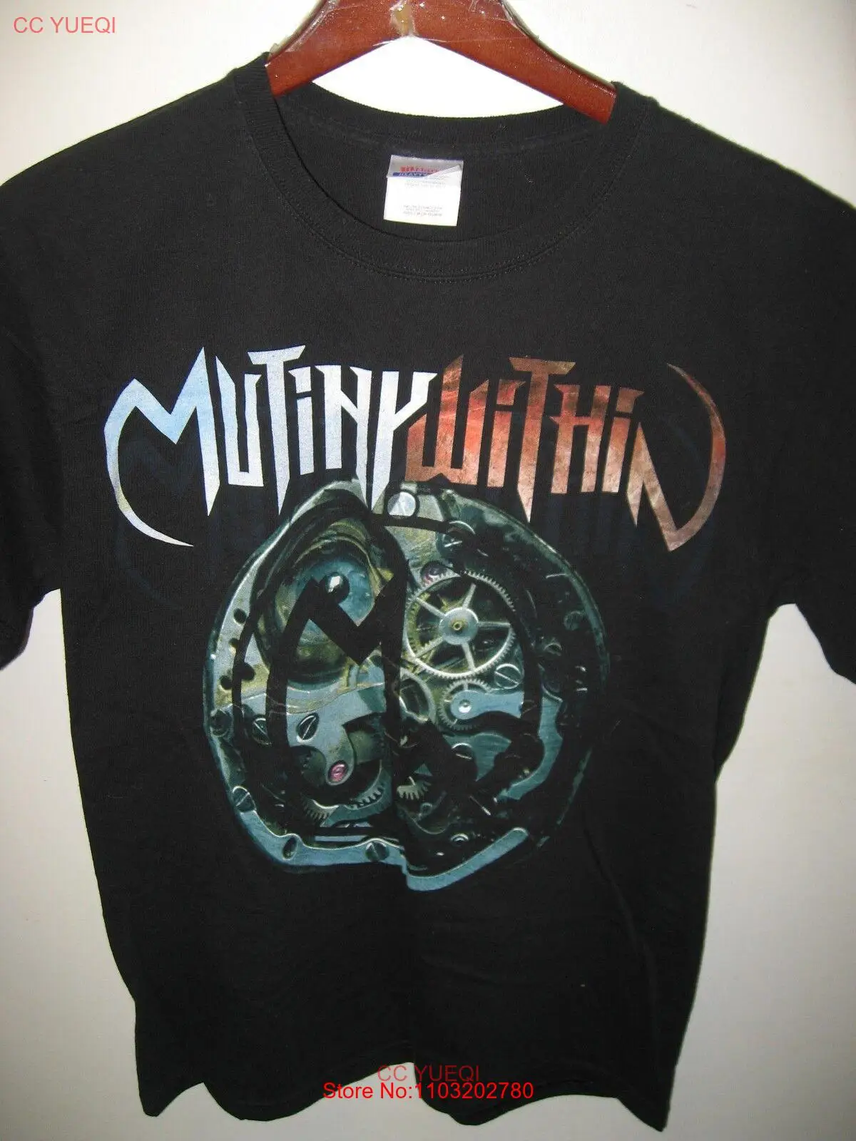 Футболка Mutiny inside MW New Jersey USA Heavy Metal Band American Tour концерт Футболка Mutiny inside MW New Jersey USA Heavy Metal Band American Tour концерт