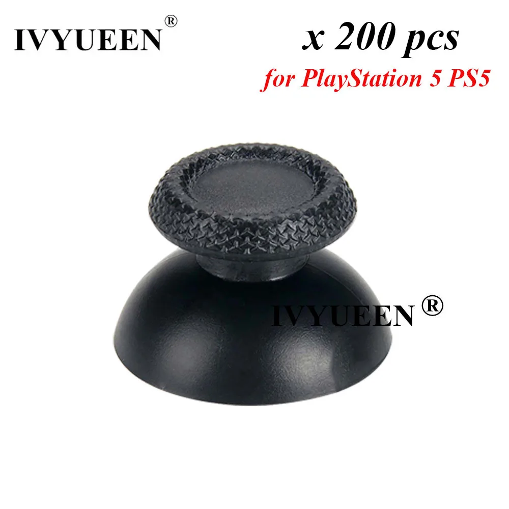 

IVYUEEN 200 PCS for PlayStation 5 PS5 DualSense Wireless Controller Thumbstick 3D Analog Stick Joystick Thumb Caps Grip Cover