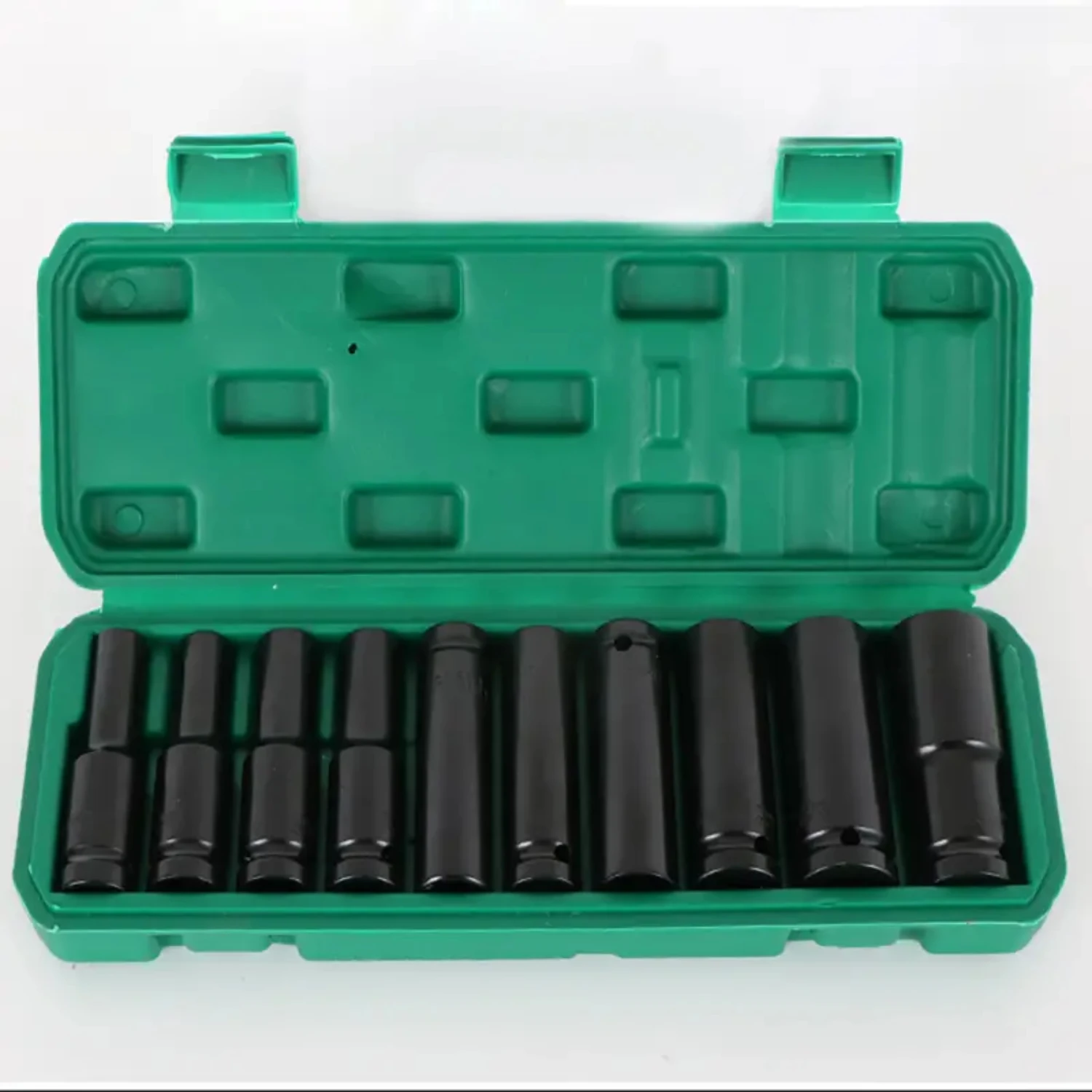 Electric Wrench Sleeve Full Set - 10PC Hexagonal Air Cannon Sleeve Head Combination Set