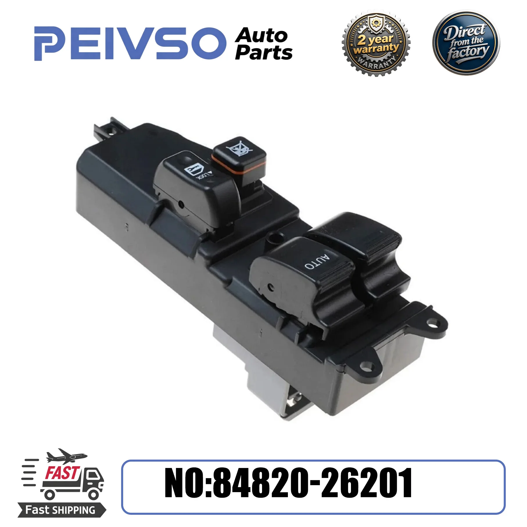 

84820-26201 NEW High Quality Driver Side Window Switch Control 8482026201 For Toyota Hiace KDH2 TRH2 LH2