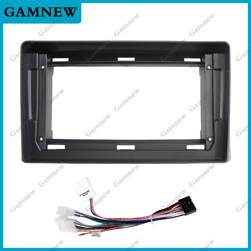 9 Inch Car Frame Fascia Adapter Android Radio Dash Fitting Panel Kit For Toyota Hilux Surf 2002-2009