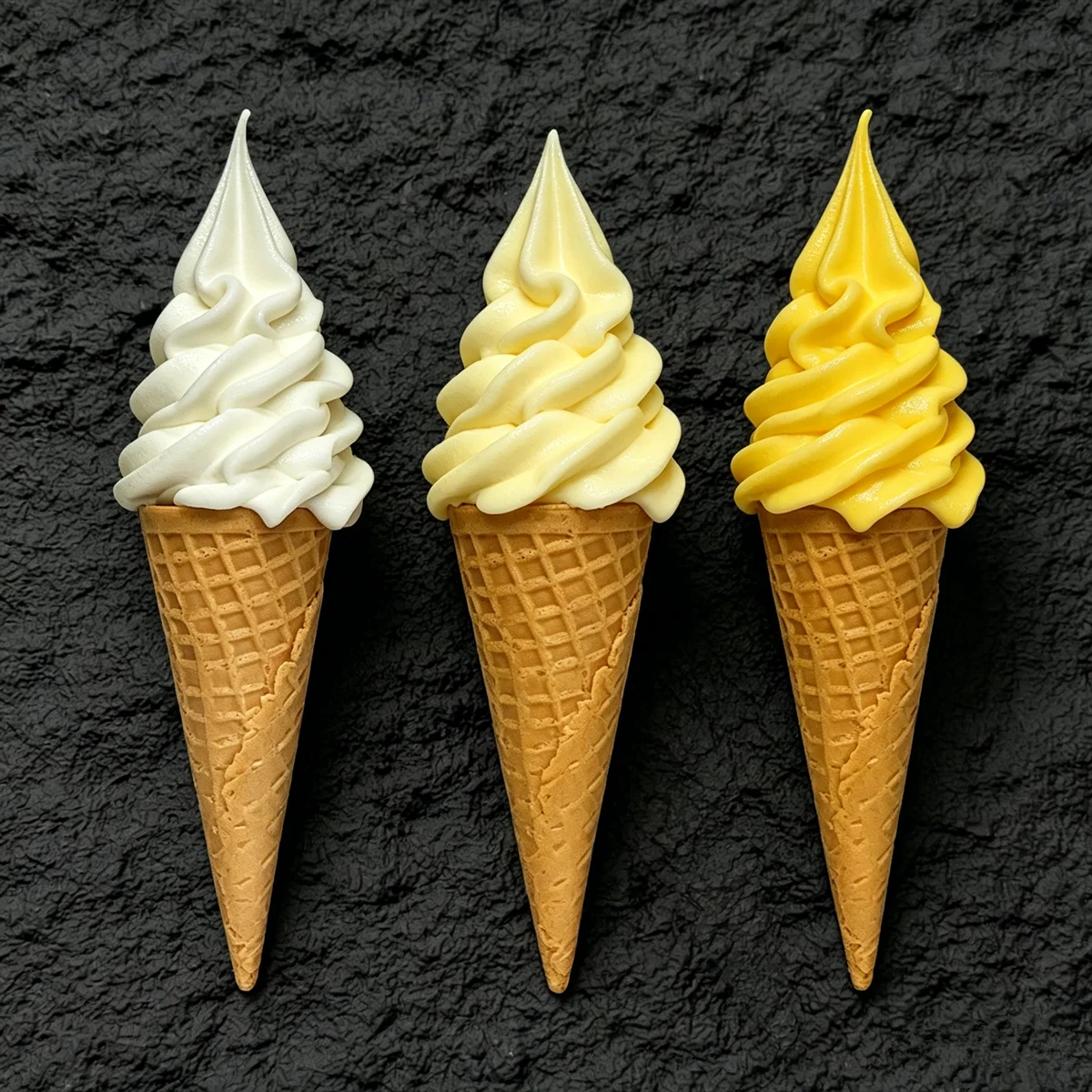 Image of 18cm Künstliche Weiche Eiscreme-Waffel, Fake Swirl Sundae Dessert, Realistische Lebensmittel-Fotografie-Requisiten für Café, Schaufenster und Küche