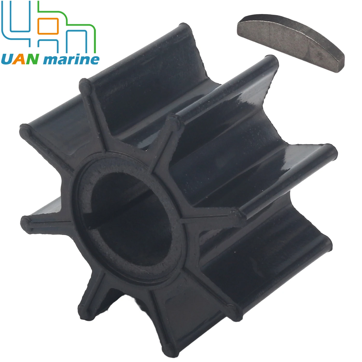 47-8M0135803 47-803748 For Mercury Mariner 4-Stroke 9.9HP 15HP 20HP Outboard Aftermarket Water Pump Impeller w/ Key 8M0214944