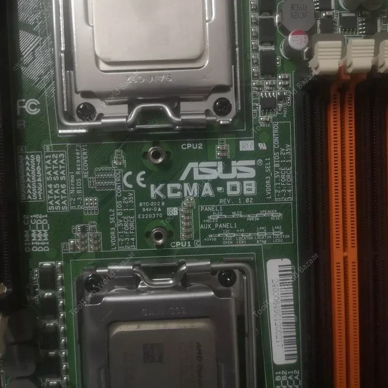 Placa principal C32 de canal duplo KCMA-D8 1207 com ponto de CPU duplo Haolong 4180, imagem física