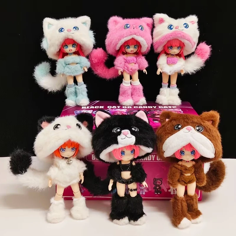 

New Genuine Cat Island Wonderland Series 1/12 Bjd Blind Box Mystery Box Kawaii Dolls Mjd Anime Action Collection Decoration Gift