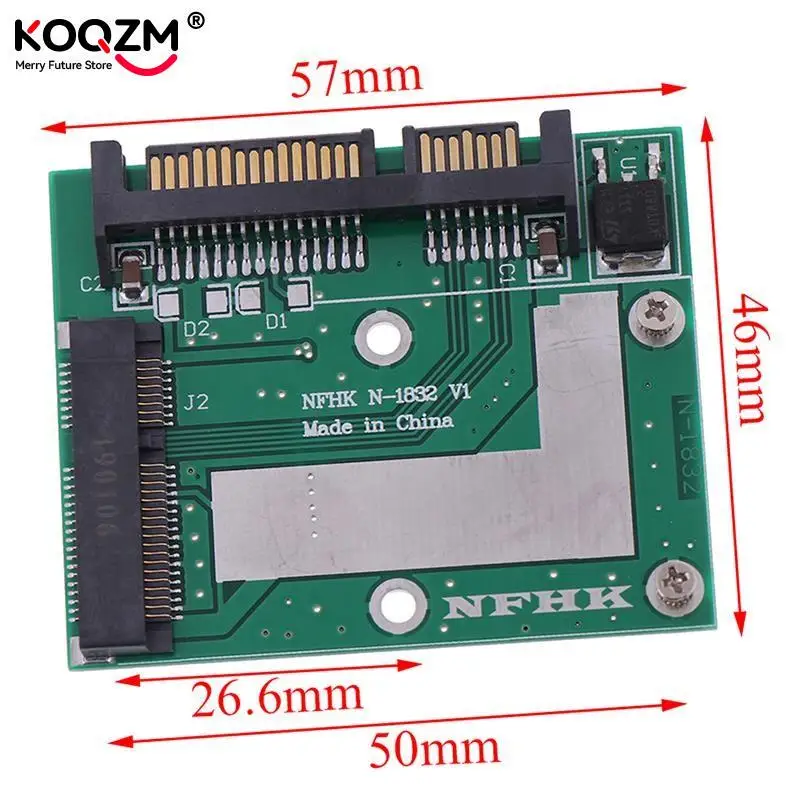 

MSATA SSD To 2.5'' SATA 6.0gps Adapter Converter Card Module Board Mini Pcie Ssd Wholesale 2020