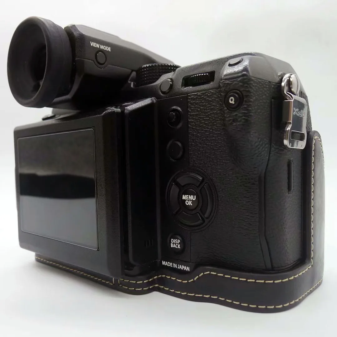 Кожаный получехол для камеры Fuji GFX 50S gfx50s, защитная ручка FUJIFILM